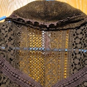 Olive Green Elegant sleveless cardigan